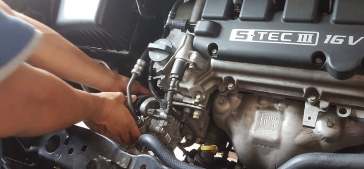 Mengganti kompresor AC Chevrolet Spin Mengganti kompresor AC Chevrolet Spin