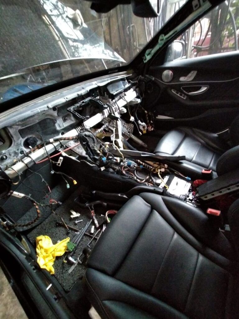 Bongkar Dashboard Evaporator evap mercy W205 C250 2015