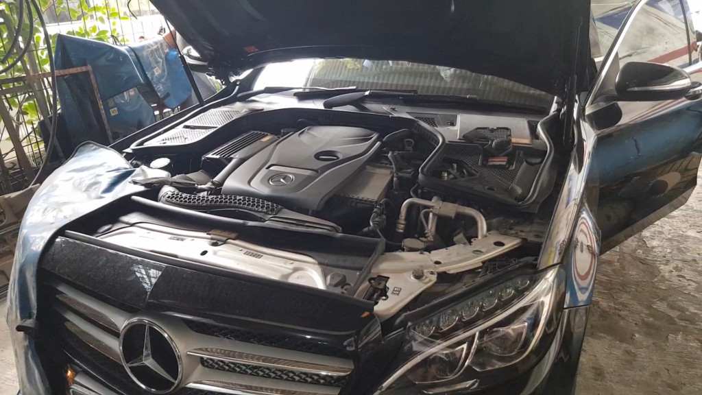 Mercy W205 C250 2015 Hitam Masalah AC mobil